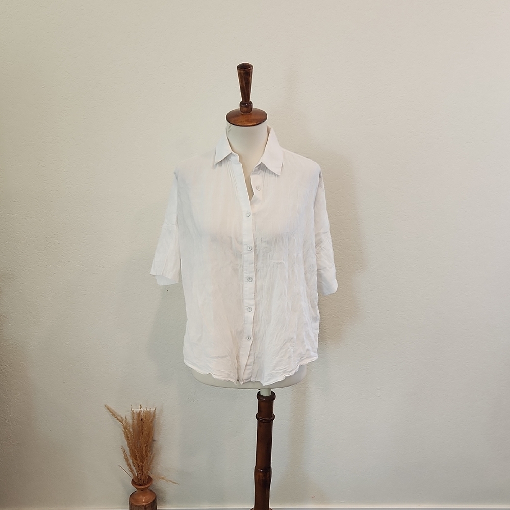 Rag & Bone Short Sleeve Button Down Shirt